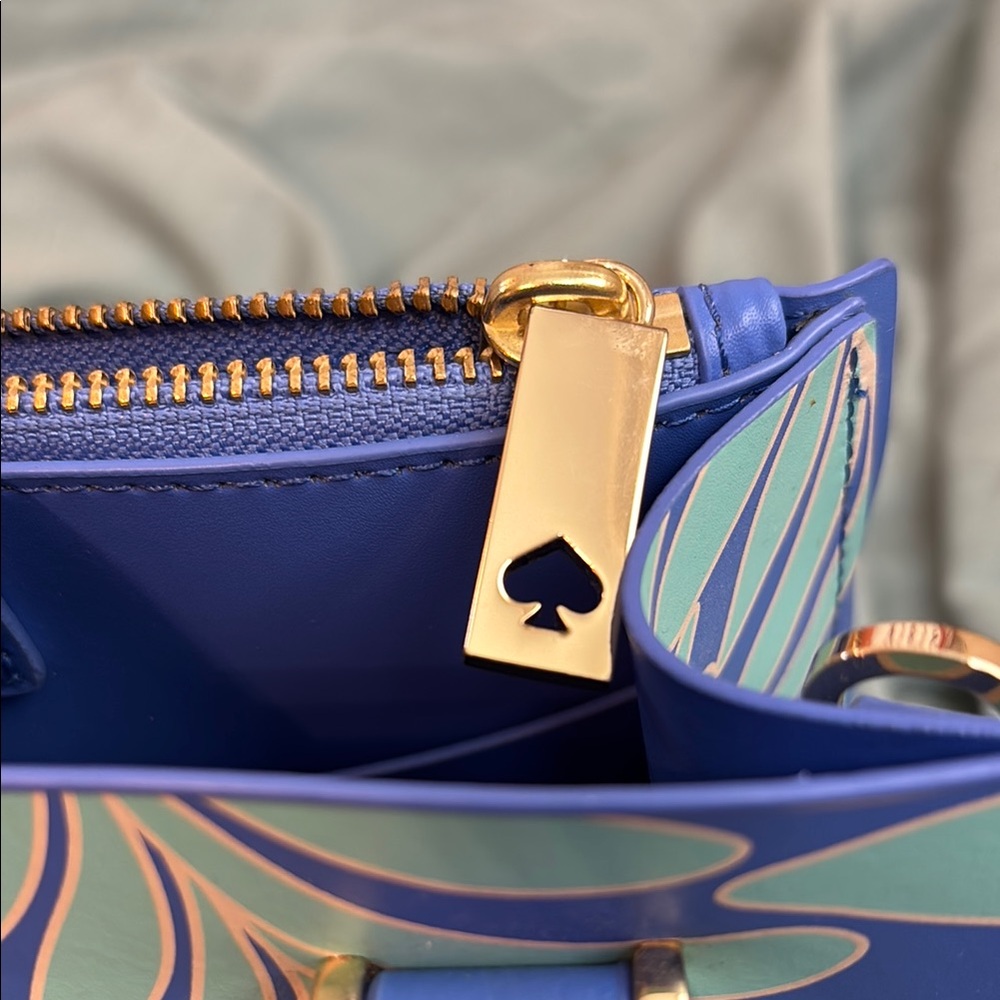Kate Spade New Blue and Green Patterned Women's Bag - Picture 10 of 12